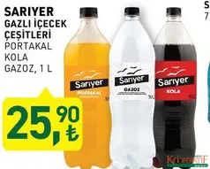 SARIYER GAZLI İÇECEK ÇEŞİTLERİ 1 L SARIYER GAZLI İÇECEK ÇEŞİTLERİ 1 L